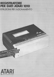 Registratore per dati Atari 1010 - Istruzioni per l'azionamento