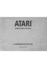 Atari Computer System - L'Archiviatutto - Guida all'uso